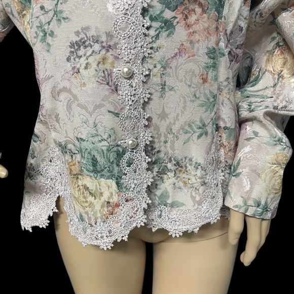 Vintage Nah Nah Collections by Jonathan Tait Cottagecore Floral Blazer 13/14 EUC - Picture 3 of 9